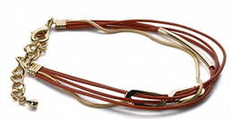 Браслет PR3289 оранж/золот