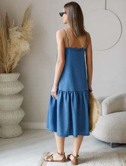 Сарафан из лиоцелла под деним - Vilatte фото 4