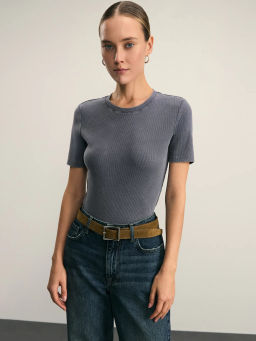 Футболка с эффектом стирки / Zarina