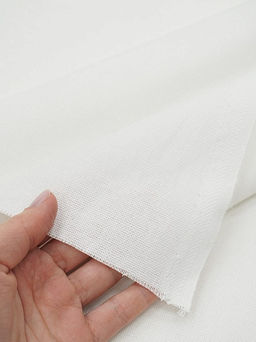 Рогожка цв.Белый, ш.1.5м, хлопок-100%, 190гр/м.кв - Купава фото 2