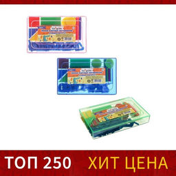 Касса цифр и счетных материалов «Учись считать», 132 элемента, пластик, МИКС