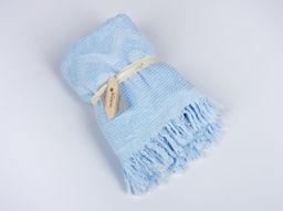 3о402.100ж1 Молния (голубой4) Полотенце махровое 70х140 см