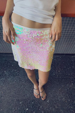 SEQUINNED MINISKIRT - Zara фото 2