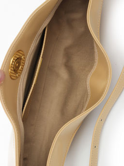 LACCOMA сумка АЛ3085-бежевый натуральная кожа хлопок фото 6