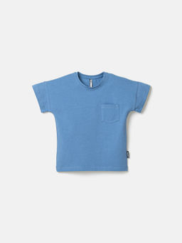 Футболка базовая Деним с карманом
