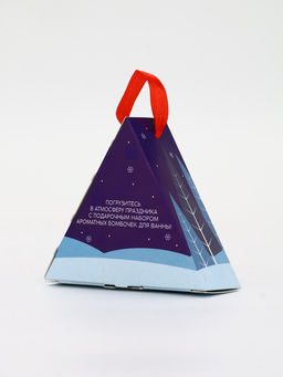 Бомбочки для ванны Мишка, 3 шт х 40 г, морозная черника, URAL LAB