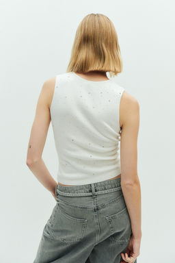 Top con strass - H&m фото 4