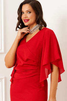 Платье Beautiful Free 6384 красный