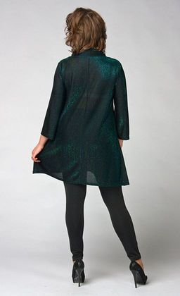 Туника из струящегося шелковистого трикотажа. - Ckc collections фото 4