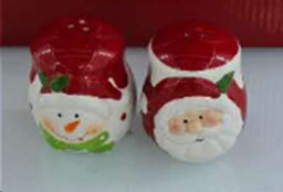 Набор для специй Дед мороз и Снеговик / B3014 /уп 96/ новогодний