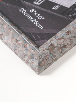 Фоторамка пластик 20х25 см "Марокканская мозаика" оттенки коричневого 29,8х25х2 см