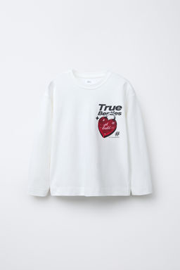 RIBBED HEART T-SHIRT - Zara фото 5
