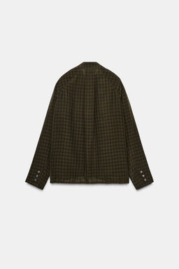 ZW COLLECTION CHECK SHIRT - Zara фото 7