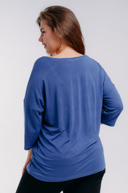 Футболка женская из вискозы Марина индиго - Амадэль фото 10