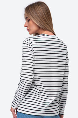 Женский лонгслив в полоску Happy Fox  фото 5