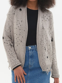 Кардиган л1342 бежевый - Стим фото 20