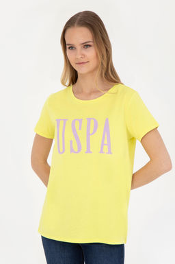 Женская фисташково-зеленая футболка с круглым вырезом - U.s. polo assn фото 10