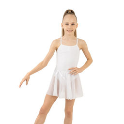 Юбка-солнце гимнастическая Grace Dance, р. 36-38, цвет белый  фото 3