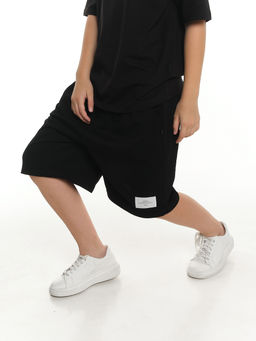 Шорты Багги Бермуды для мальчика 22-6979 черный - Mini maxi фото 5