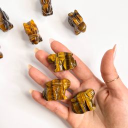 Кролик резной из Тигрового глаза - Радуга самоцветов фото 4