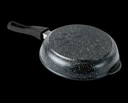 Сковорода 280/55мм Гранит пласт/руч. с кр. (п/у), с2811аг