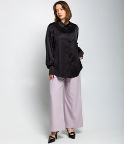 Рубашка #ОКТ085005, чёрный