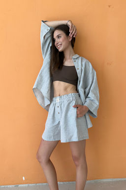 Костюм женский SET019/18/Голубой меланж