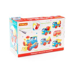 Конструктор-транспорт Автомобиль-эвакуатор (38 элементов) (в коробке) - Полесье фото 6