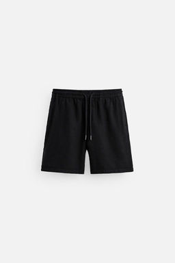 TEXTURED REGULAR FIT BERMUDA SHORTS - Zara фото 25