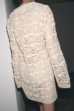 ZW COLLECTION CROCHET MINI DRESS - Zara фото 3