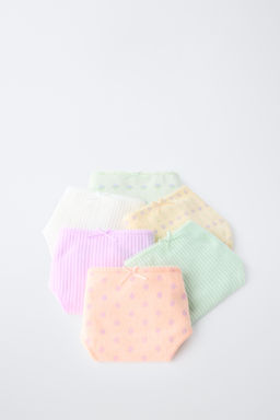 6-14 A?OS/ PACK SEIS BRAGUITAS FLORES / Multicolor - Zara фото 6
