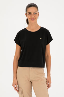 U. S. Polo Assn / Женская черная футболка