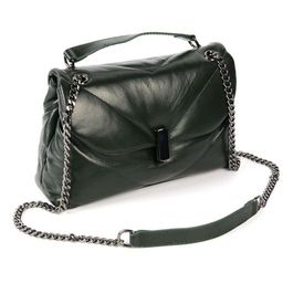 Женская кожаная сумка 6021 Грин - Sergio valentini фото 2