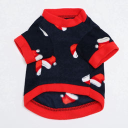 Толстовка для собак Новогодний колпак, размер M, синяя (ДС 32, ОШ 28, ОГ 46 см) - Simaland фото 7