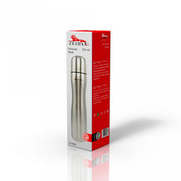 Термос из нержавеющей стали с узкой горловиной Zeidan 750мл, вакуумная технология, открытие пробки одним нажатием, подарочная коробка, сохраняет тепло в среднем в течении 8 часов (Китай) - Домашняя мода фото 2