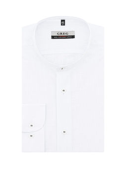 Сорочка мужская длинный рукав GREG 100/031/FLAM/Z