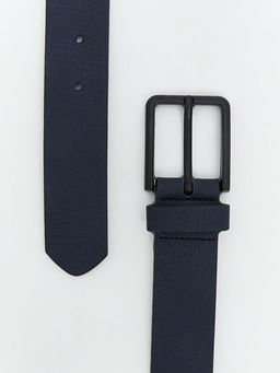 Deri G?r?n?ml? Erkek Kemer