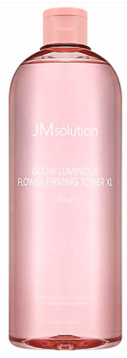 JMSOLUTION Тонер с экстрактом розы Glow Luminous Flower Firming Toner XL Rose(600 мл)  фото 2