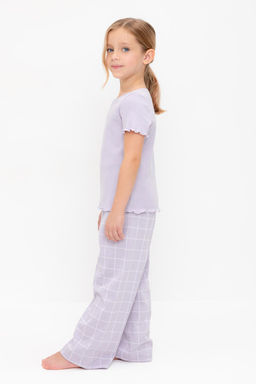 К 1636/лепесток орхидеи,двойная клетка пижама дет