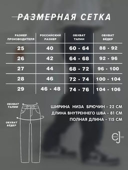 Джинсы широкие винтажные CRACPOT 1468-yценка