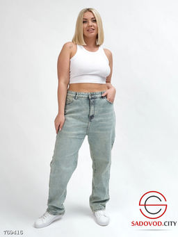 Джинсы мом стрейч женские
