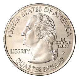 25 центов (1/4 доллара) 2009 года Р США Штаты и территории  Округ Колумбия