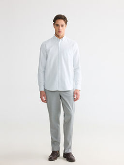 Regular Fit ?izgili Erkek G?mlek