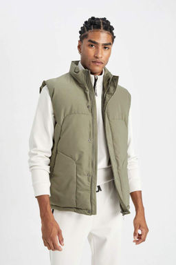 DeFactoFit Надувной жилет стандартной посадки с водоотталкивающей пропиткой и воротником-стойкой  фото 4