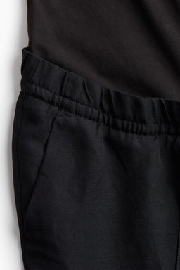 MAMA Pantalon en mezcla de lino - H&m фото 6
