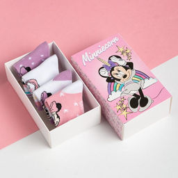 Носки детские Minniecorn, Минни Маус, 4 пары, 14-16 см