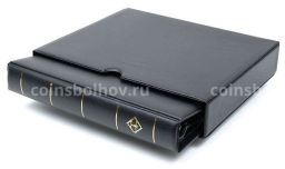 Альбом для монет без листов с защитным шубером формат Optima F Черный (LEUCHTTURM 311197)