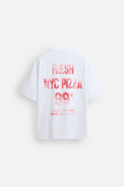 PRINTED T-SHIRT WITH POCKET - Zara фото 8