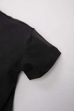 Футболка с круглым вырезом и короткими рукавами для маленьких мальчиков Disney Король Лев - Defacto фото 3