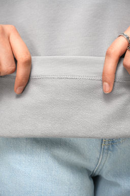 Женская футболка оверсайз из футера двухнитки Happyfox